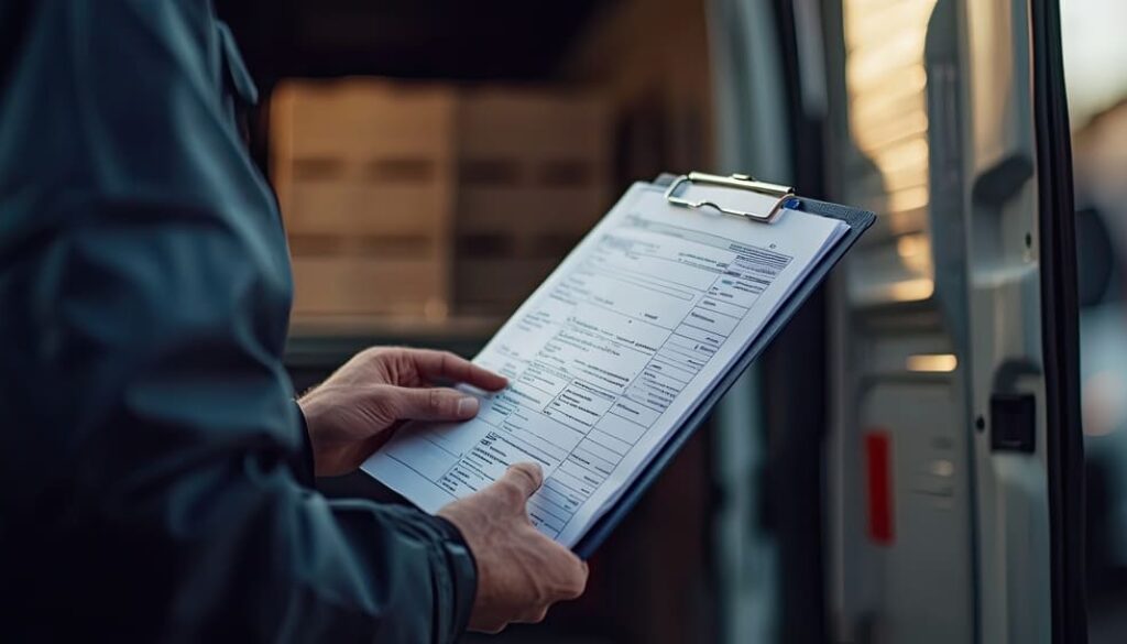 Documento de control en el transporte de mercancías