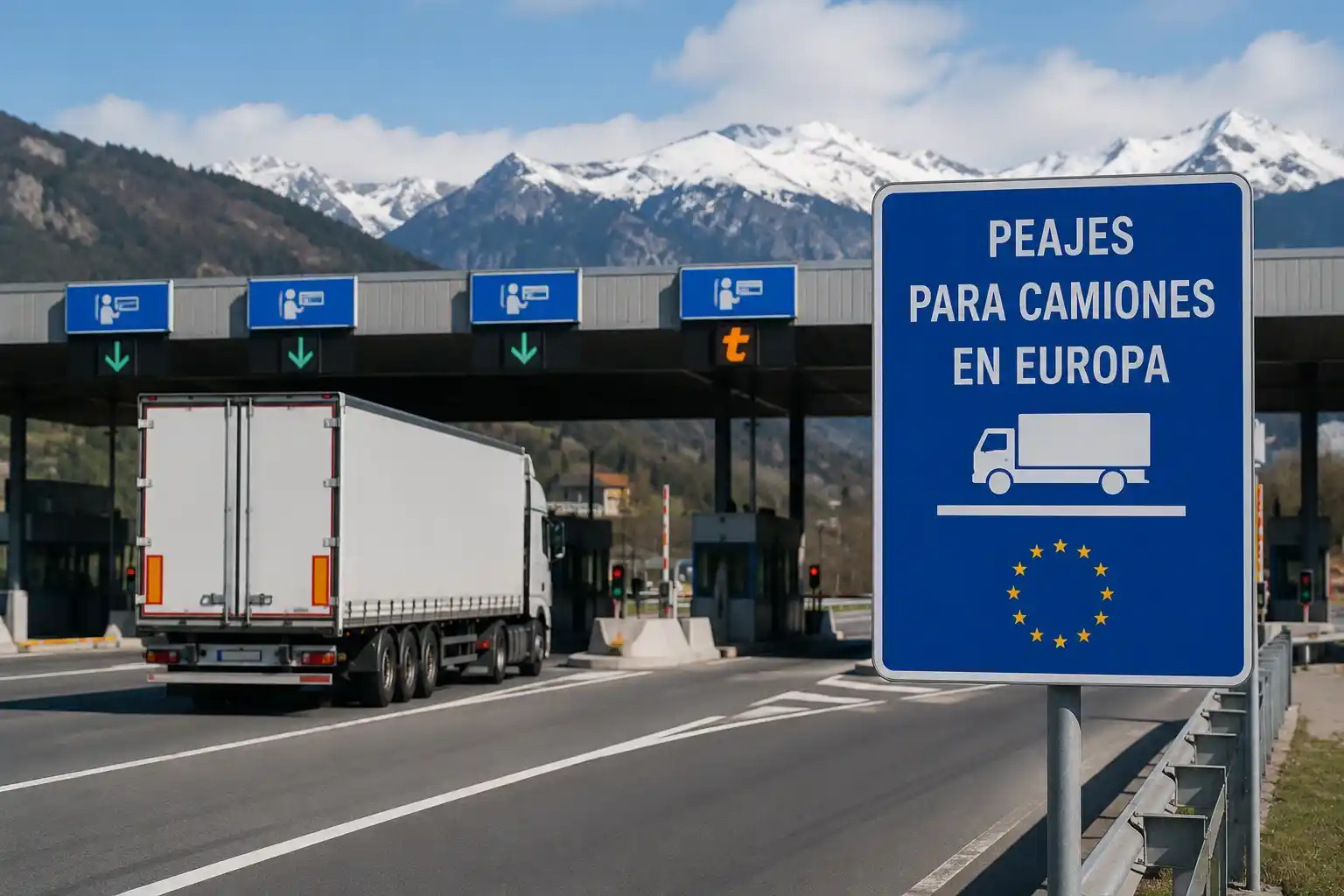 peajes par camiones europa